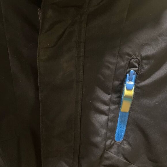 Champion Hooded Hoodie Full Zip Winter Jacket Coat Navy Small Boys 6-7 Outdoors - Picture 2 of 8